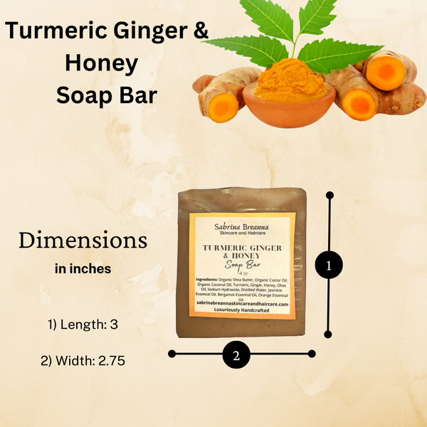 Turmeric Ginger and Honey Soap Bar