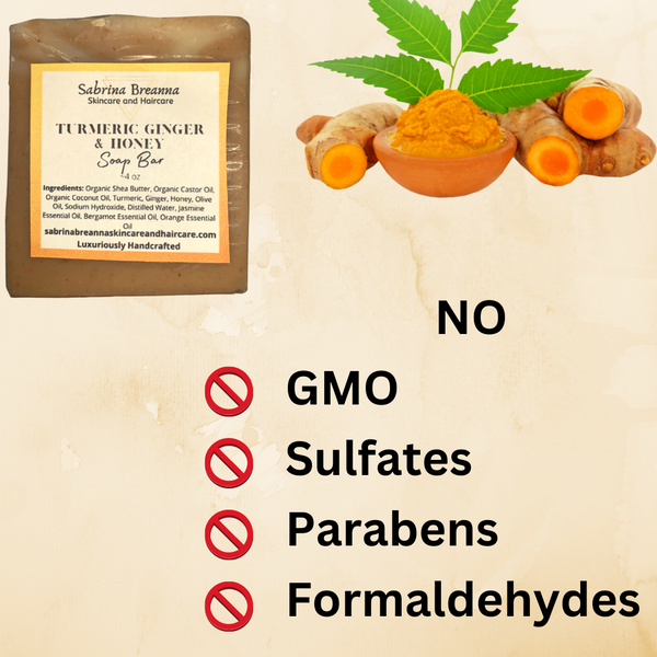 Turmeric Ginger and Honey Soap Bar