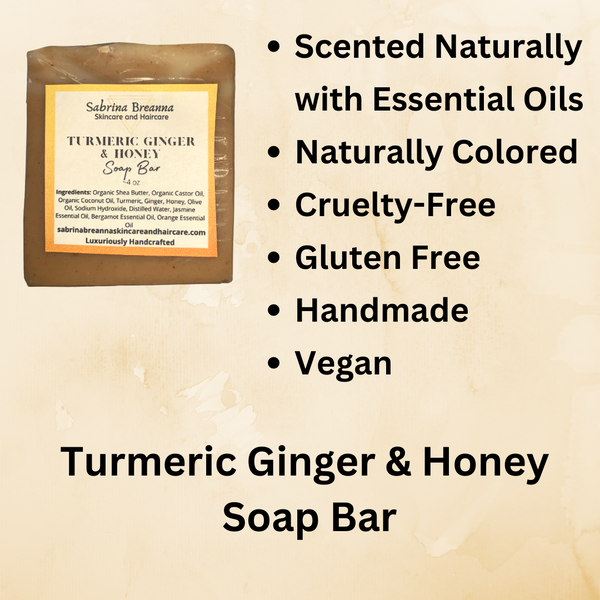 Turmeric Ginger and Honey Soap Bar