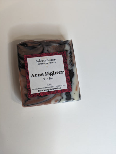 Acne Fighter Rose and Charcoal Soap Bar